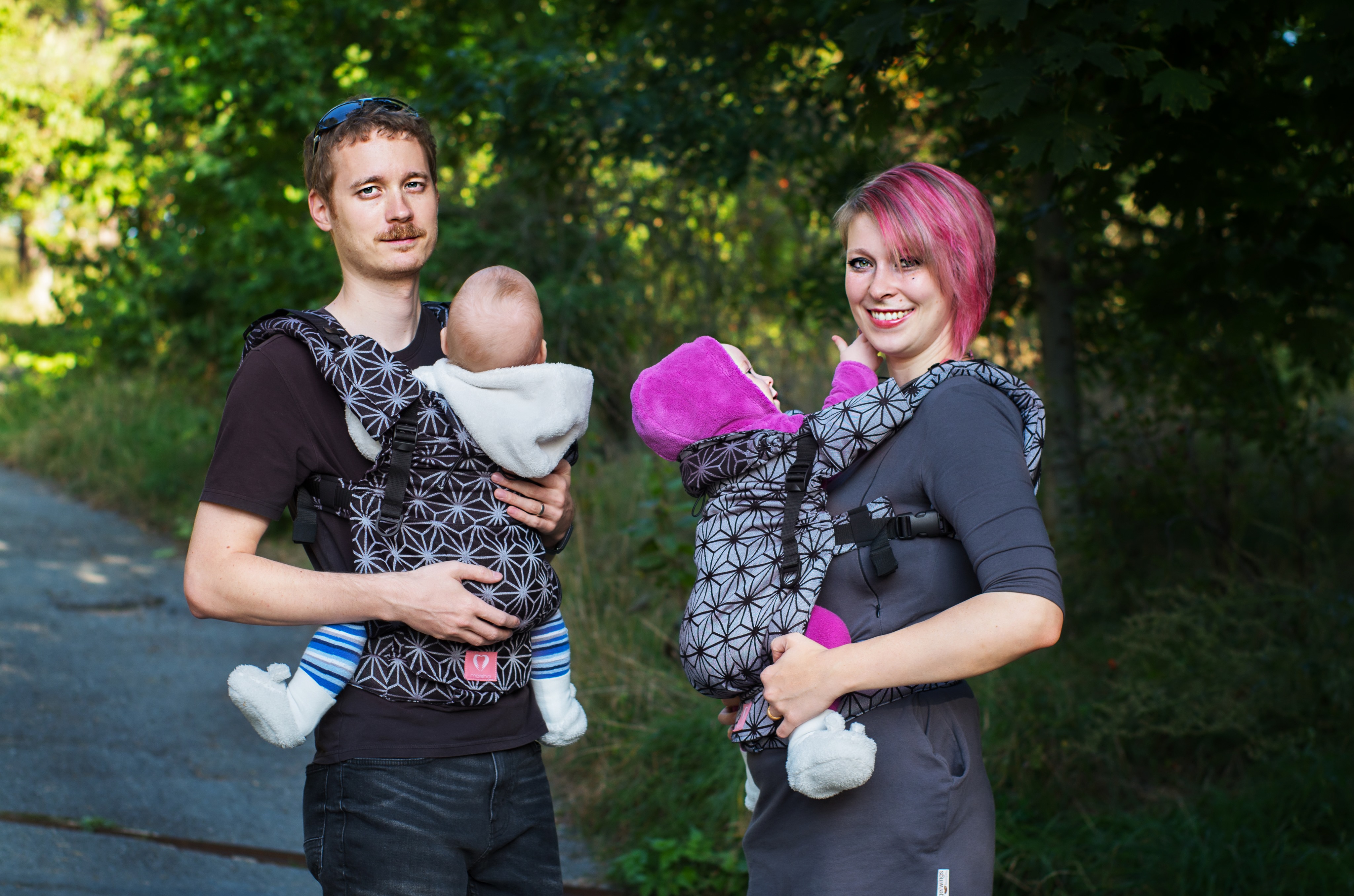 Poprvé nastavujeme nosítko Moisha