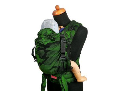 Moisha Hugo Green Cammo novorzenecke nositko1