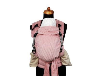 Moisha HuGo Manšestr Baby Pink novorozenecké nosítko